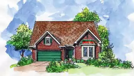 image of bungalow house plan 1541